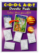 Vibrant A2 purple doodle pad featuring a tiger design, perfect for creativity and family art projects.