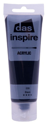 75ml tube of Phoenix Acrylic Mars Black paint, ideal for artists, offering creamy consistency and excellent coverage.