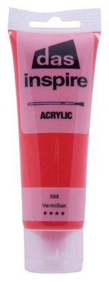 Vibrant Phoenix Acrylic paint in 75ml Vermillion (324) for artists, offering excellent coverage and smooth application.