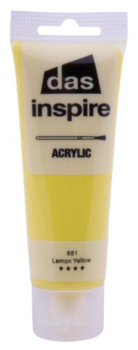 Vibrant 75ml Lemon Yellow acrylic paint by Phoenix, perfect for artists, DIY crafts, and easy color mixing.