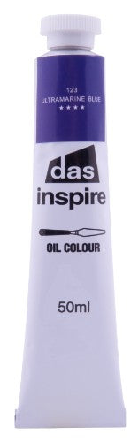 Vibrant 50ml tube of Phoenix Oil Ultramarine Blue paint, perfect for artists seeking brilliance and smooth application.