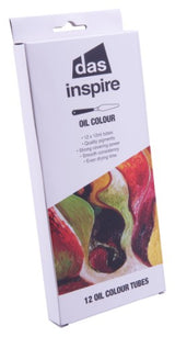 Vibrant 12-color oil paint set in 12ml tubes, perfect for artists of all skill levels to inspire creativity.