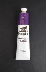 Das Inspire Oil 170ml in Violet, a vibrant artist oil paint for smooth application and blending, perfect for all skill levels.