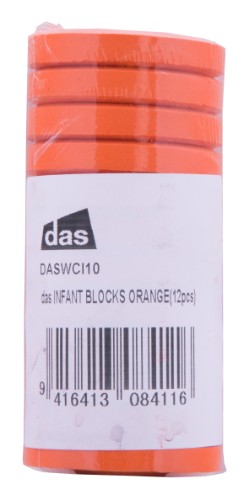 Vivid S0 Orange tempera block, crack-resistant, smooth opaque color for vibrant artwork and creative projects.