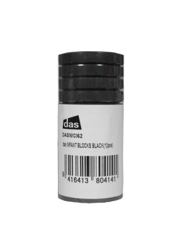Das Tempera Blocks S0 Black: Premium, durable tempera blocks in black with vibrant colors, perfect for painting and crafting.