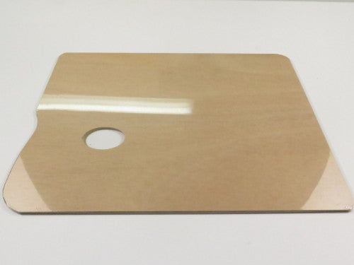 E5312m wooden palette, 25x30cm, ideal for acrylic and oil mixing, durable, ergonomic, and elegant design for artists.