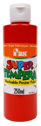 Fas Super Tempera 250ml Crimson