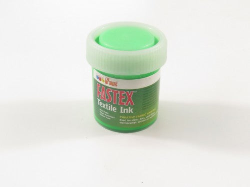 Heat Set Ink in Fluo Green for vibrant, long-lasting fabric designs; perfect for tee-shirts, hats, and cushion covers.