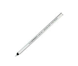 White all-surface pencil for versatile writing and drawing on various materials like glass and metal, easily erasable.