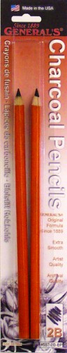 Charcoal Pencil 2b (2pc Blister)