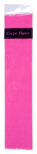 Vibrant pink crepe paper roll (50cm x 2m) for party decorations, scrapbooking, and DIY crafts. Eco-friendly and versatile.