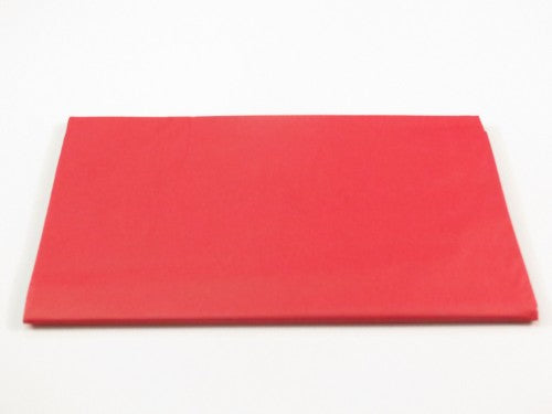 Vibrant red tissue paper pack of 10 sheets, perfect for wrapping gifts and crafting projects. Each sheet measures 500 x 750mm.