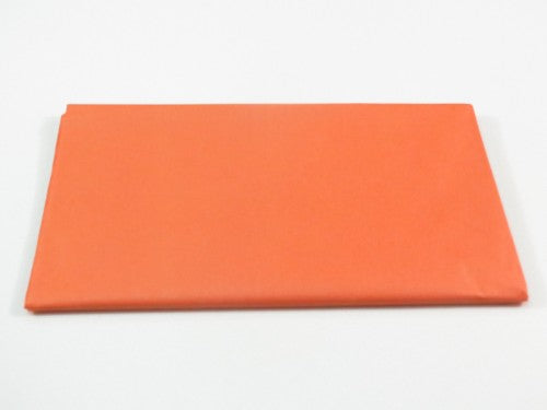 Vibrant orange tissue paper sheets, perfect for crafts, gift-wrapping, and decorating; eco-friendly and durable.