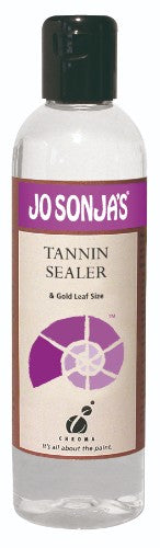 Acrylic paint in 250ml bottle, perfect for sealing surfaces and applying gold leaf for stunning decorative finishes.