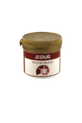 Js Wood Filler 50gm tub, water-based and non-toxic, perfect for fixing wood blemishes and minor imperfections.