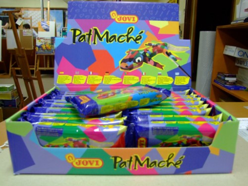 Lightweight Jovi Patmache paper mache display, 20 packs of 170g, ready to use for creative projects without the mess.