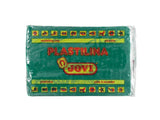 Dark green Jovi Plastalina 350gm, non-toxic molding paste for kids, perfect for creative art projects and easy to reuse.