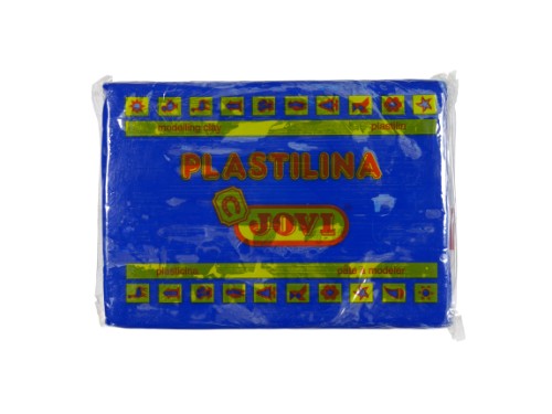 Vibrant dark blue Jovi Plastalina 350gm modeling clay, ideal for kids' creative projects and versatile artistic fun.