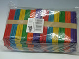Vibrant 1000-piece colored popsticks for DIY crafts, perfect for creative projects and enhancing fine motor skills.