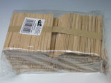 Plain wooden craft sticks in a 1000pc pack, perfect for DIY projects, art, and school assignments.