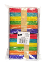 Vibrant 500-piece colored popsticks for creative arts and crafts, safe for all ages, perfect for projects and decor.