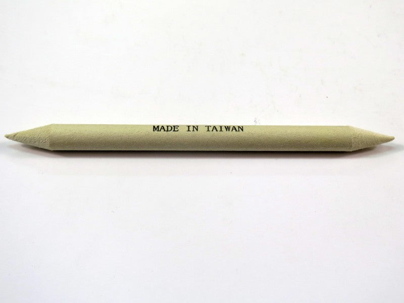 High-quality double-ended blending stumps for smooth shading and blending in art, made from soft gray paper felt.