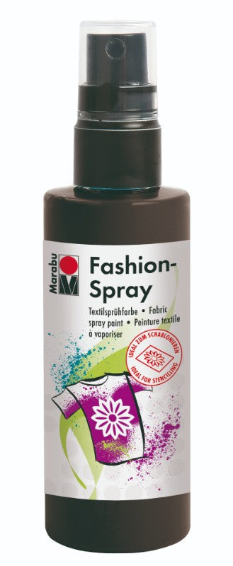 Fabric Spray - Marabu Fashion Spray 100ml Black