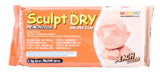 Peach-colored Mungyo Sculpt Dry Clay 1000g for kids, safe, non-toxic, air-dry, perfect for creative sculpting projects.