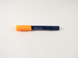 Dong-A Jet Stick Highlighter in vibrant orange, featuring capillary ink system and transparent housing for ink monitoring.