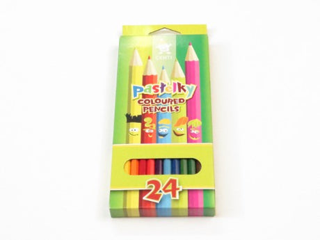 Vibrant 2144 Coloured Pencil Set of 24 in a durable case, ideal for artists and hobbyists to unleash creativity.