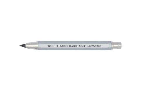 Silver 5640/9 mechanical pencil with integrated sharpener, designed for precision writing and sketching with 5.6mm lead.