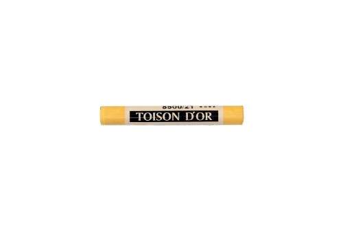 Bright Naples Yellow soft pastel stick from Koh-I-Noor, perfect for blending and layering in professional artwork.