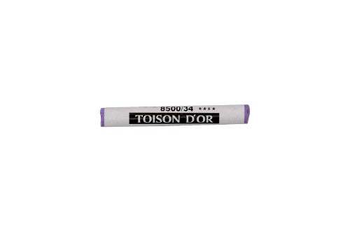 Reddish violet soft pastel stick for vibrant blending and layering in artistic creations. Ideal for painters and detailed drawings.