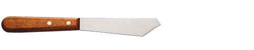 Rgm Large Palette Knife #35/125f featuring a flexible blade and ergonomic handle, perfect for artists and pastry chefs.