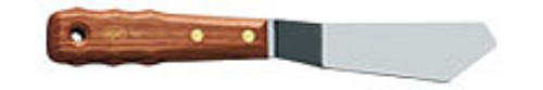 Rgm New Generation Spatula #8003 features a stainless steel blade and ergonomic wooden handles for effortless cooking.