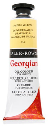 Vibrant 38ml Naples Yellow artist oil paint with smooth consistency, perfect for blending and durable for lasting artwork.