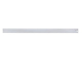 Aluminium ruler measuring 60cm with clear metric and imperial markings, ideal for precise projects and everyday use.