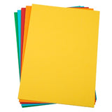 Vibrant A3 160gsm paper pack with 125 sheets in five colors, ideal for projects and presentations.