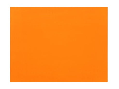 Vibrant orange fluorescent showcards, 50x65 cm, pack of 10, perfect for crafts, decorations, and events.