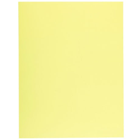 Vibrant yellow fluorescent showcards, 50x65 cm, crafted from durable 250gm cardboard - perfect for crafts and presentations.