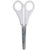 5 1/4" left-handed scissors with stainless steel blades and ergonomic handle for precision cutting in crafts and everyday tasks.