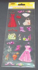 Fashion Card Making Stickers in 6 stylish shapes, perfect for enhancing cards and scrapbooks with trendy embellishments.