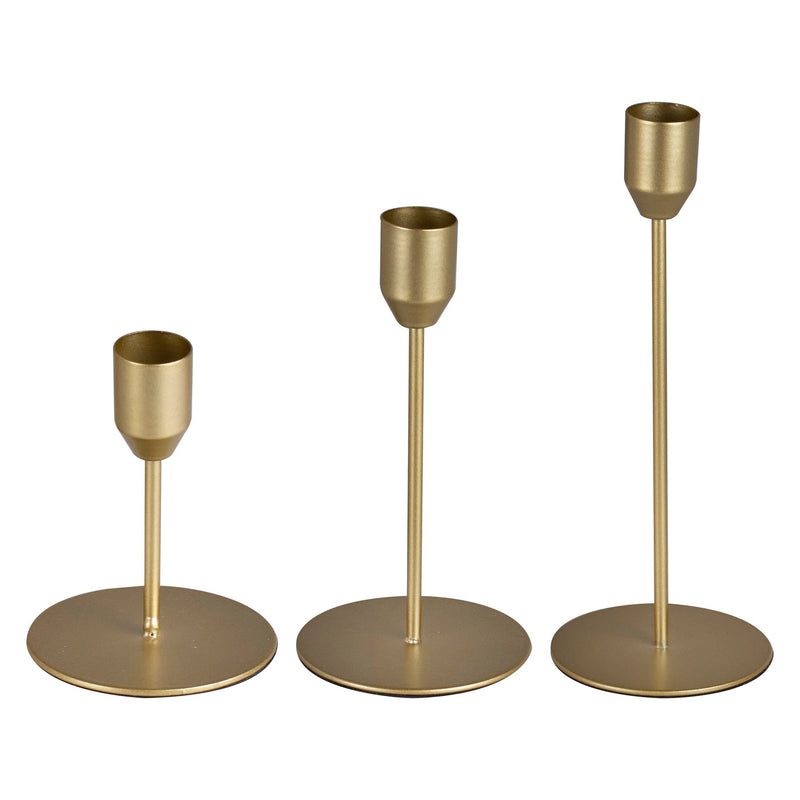 Candle Stick Holders - Deadly Soiree Gold Dinner