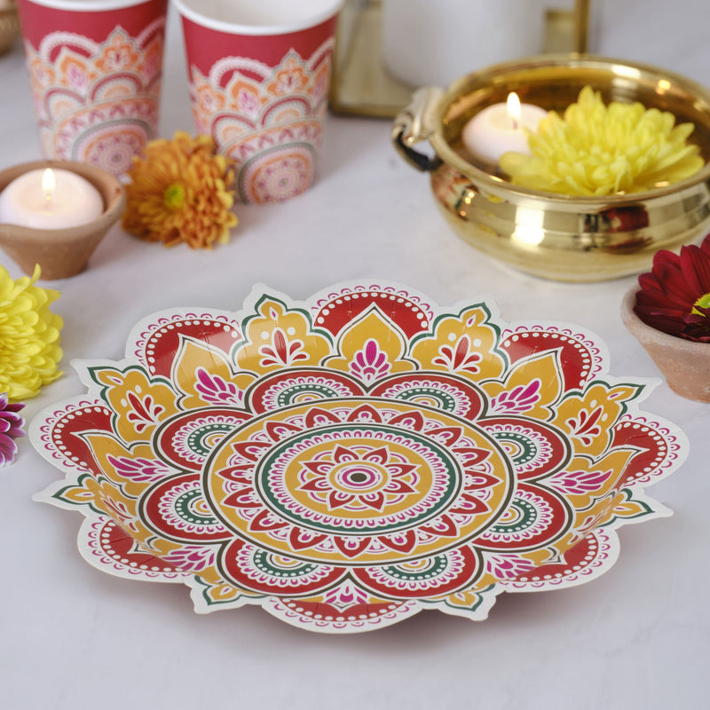 Paper Plates - Diwali NPC Multicoloured