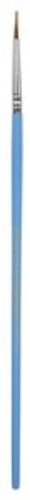 Maries 252 Brush No.2 with short natural bristles, ideal for acrylic, watercolor, and oil painting, perfect for all skill levels.