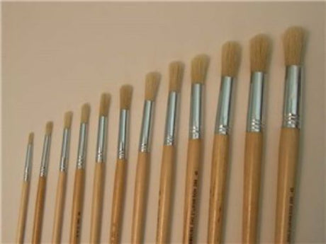 Eterna 582 Brush No.5: premium bristle brush for smooth painting with excellent paint pickup, perfect for artists and DIY enthusiasts.