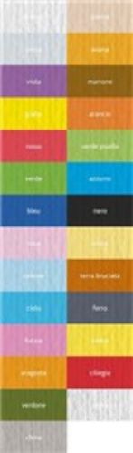 Elle Erre 50x70 220gsm Panna paperboard pack of 20 sheets, featuring dual surfaces for creative projects in vibrant colors.