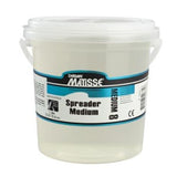 Matisse Mm8 1ltr Spreader Medium in a clear bottle, designed for controlled spreading and blending of paint.