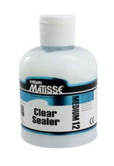 Matisse Mm12 250ml Clear Sealer, a versatile medium for protecting and enhancing artwork on various surfaces.