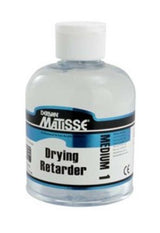 Matisse Mm1 250ml Drying Retarder for artists, enhancing acrylics and watercolors with improved mixing and drying time.